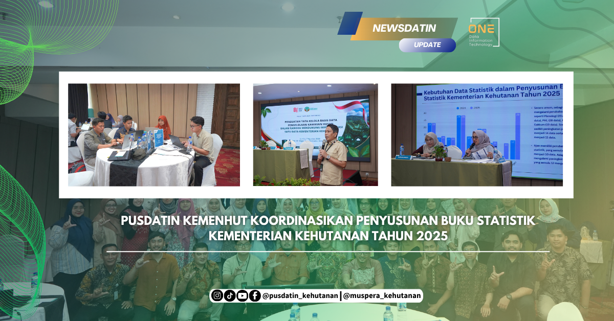 Pusat Data dan Informasi (Pusdatin) menyelenggarakan Rapat Koordinasi Penyusunan Buku Statistik Kementerian Kehutanan Tahun 2025.