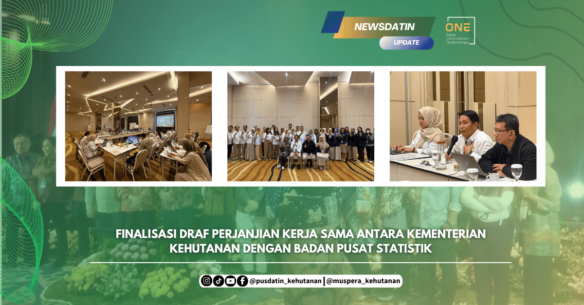 Finalisasi Draf Perjanjian Kerja Sama Antara Kementerian Kehutanan dengan Badan Pusat Statistik